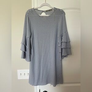 Pixi + Ivy Long Sleeve Ruffle Dress